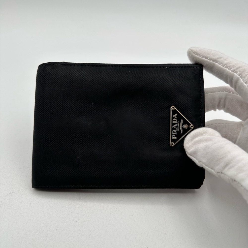 Prada Nylon Bi Fold Wallet